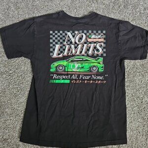 Illest Motorsports Black Size Medium JDM "Respect All, Fear None" Racing Shirt
